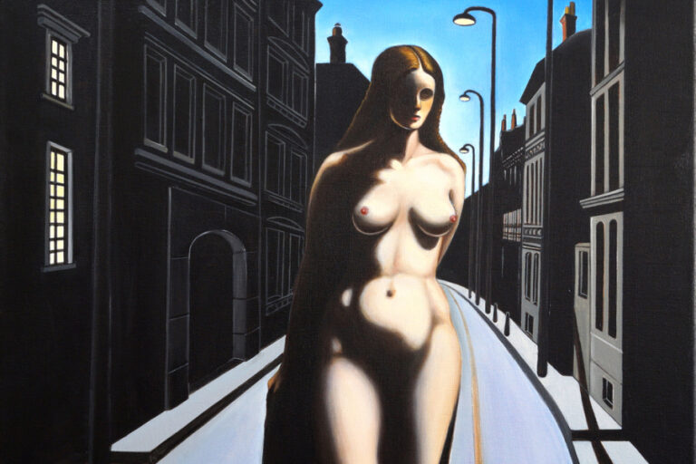 Venus der Daemmerung Oel auf Leinwand Detail 768x512