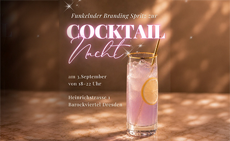 Cocktail Funkelnder Branding Spritz